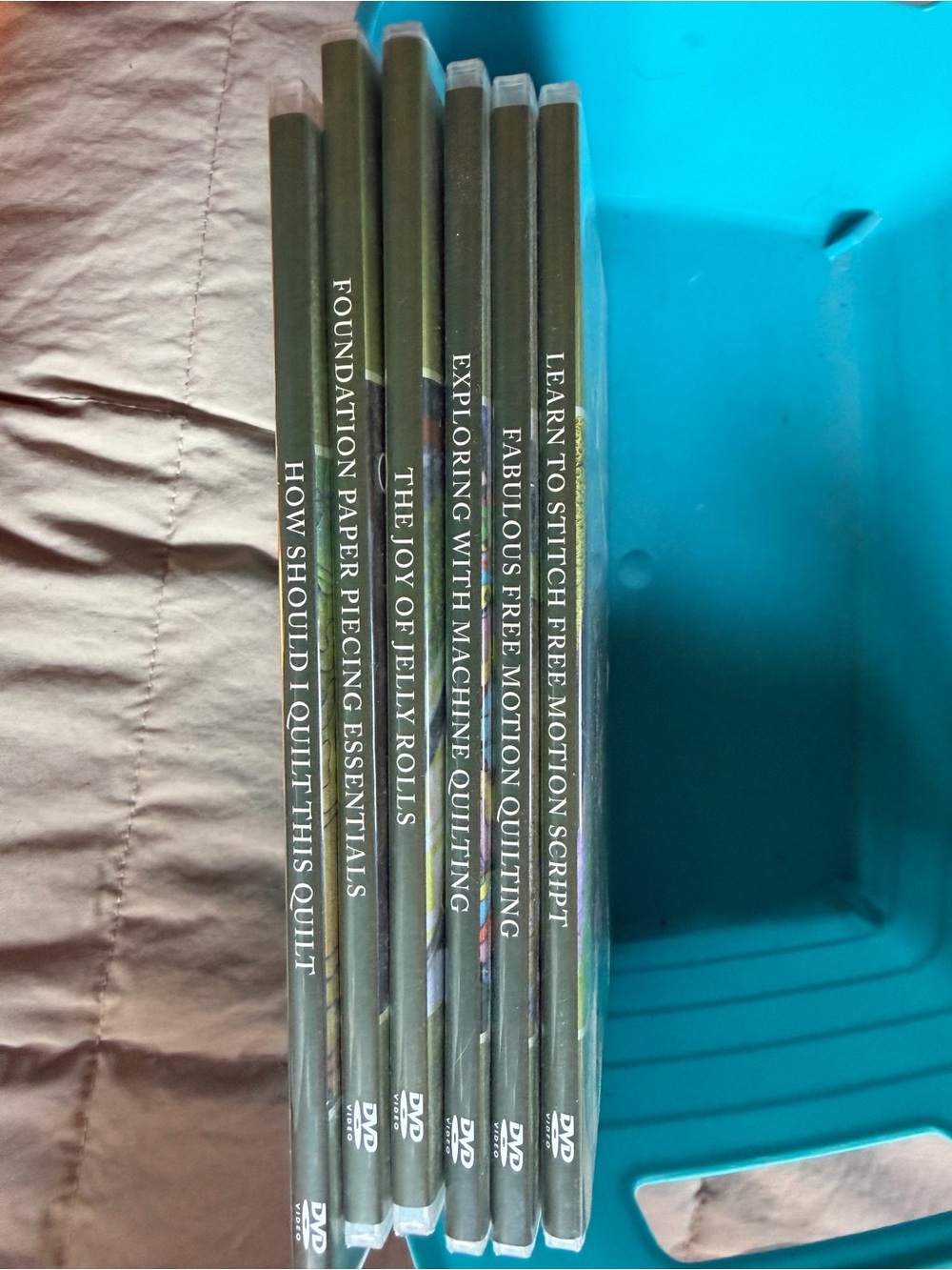 National Quilters Circle Academy DVDs (6) 2018
